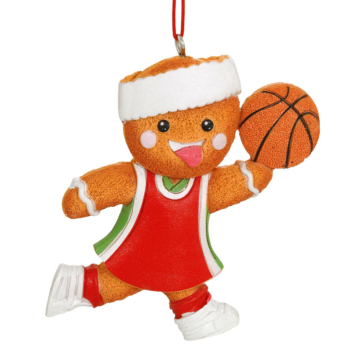Gingerbread Basketball Player Orn