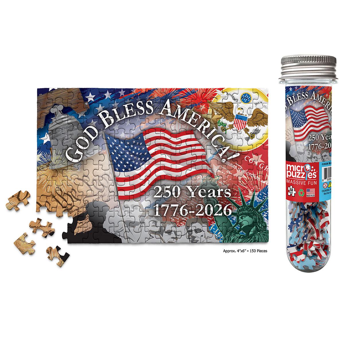 God Bless America Micro Puzzle