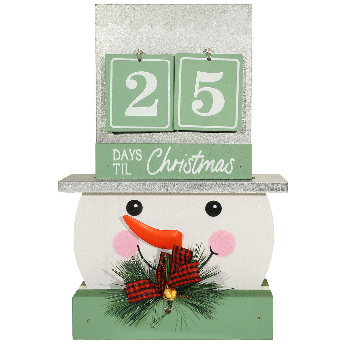 Snowman Head Countdown Advent