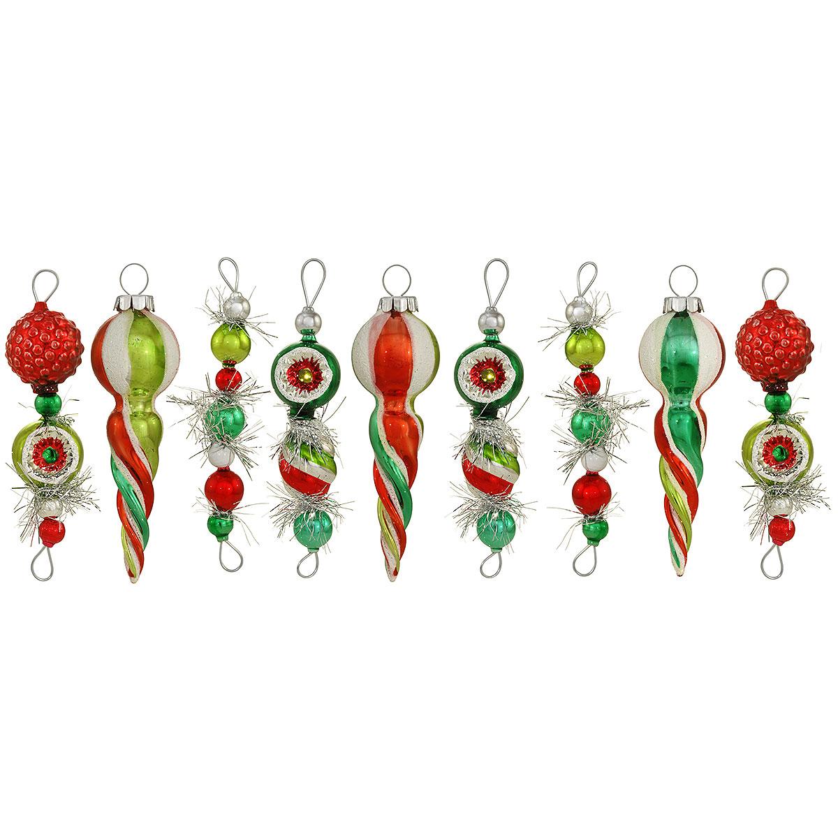 Holiday Splendor Glass Icicles