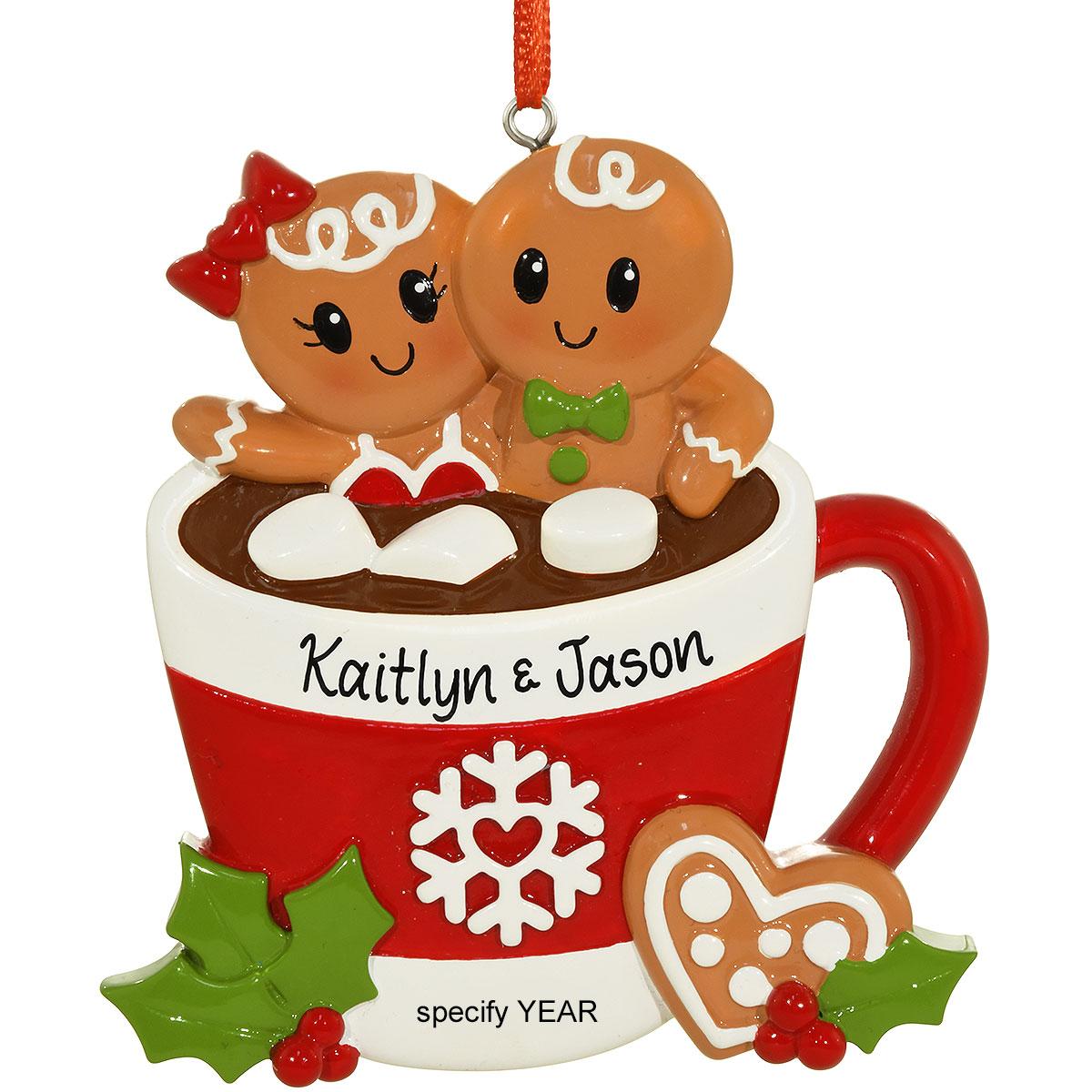 Personalized Gingerbread Couple