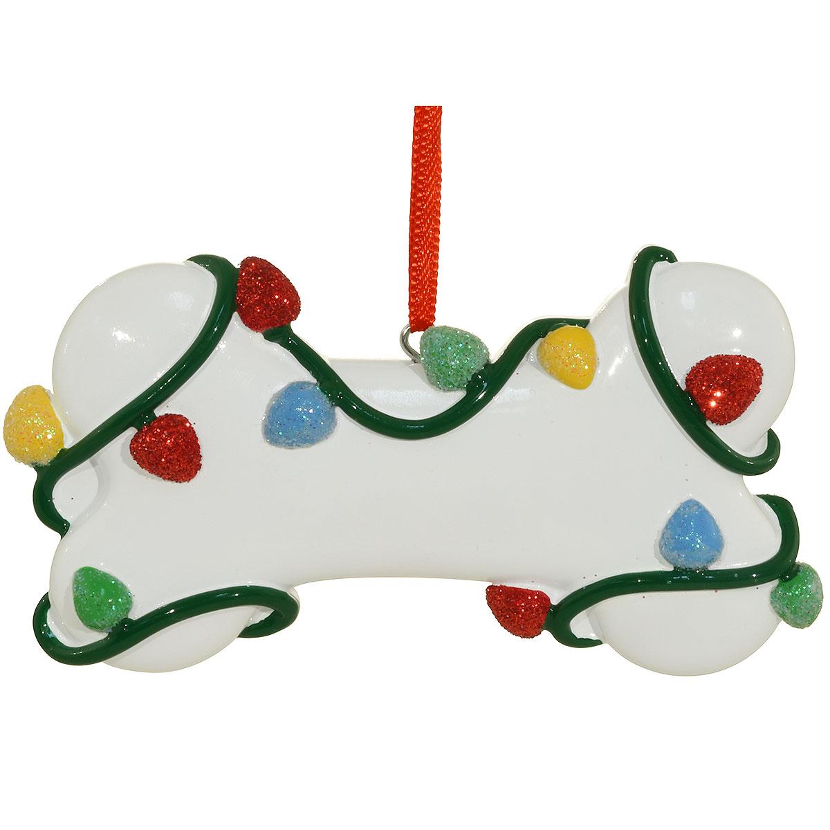 Personalized Dog Bone Ornament