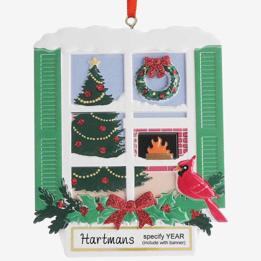 Personalized Christmas Window