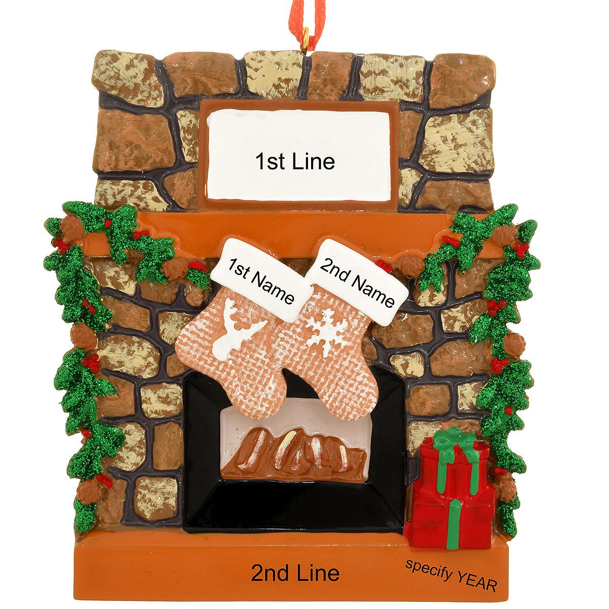 Personalized Rustic Fireplace 2