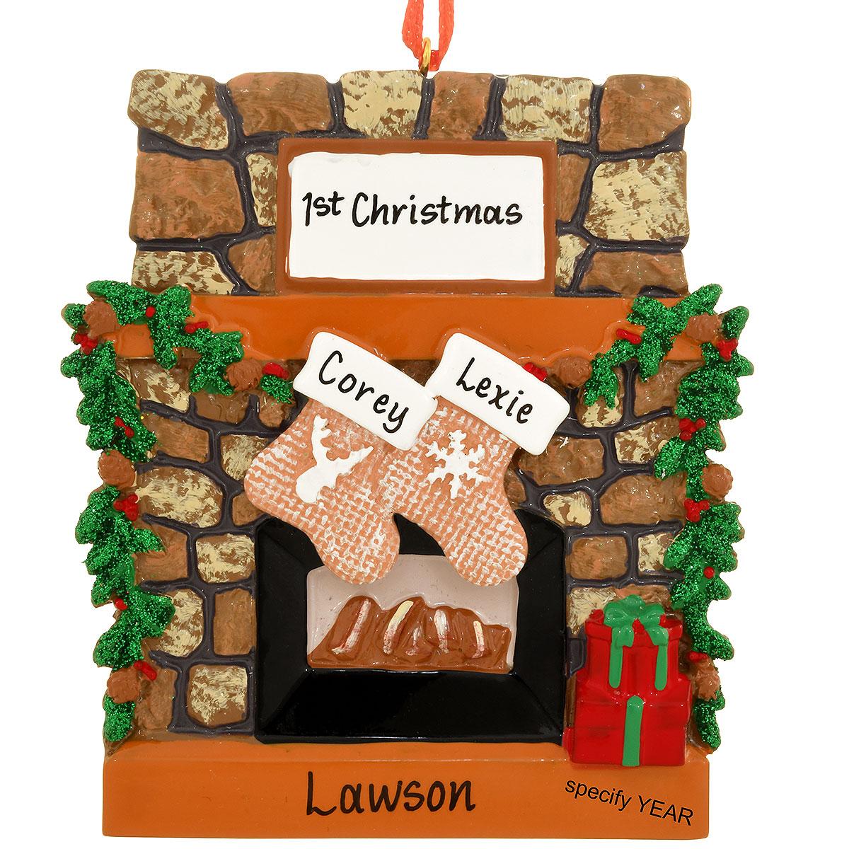 Personalized Rustic Fireplace 2