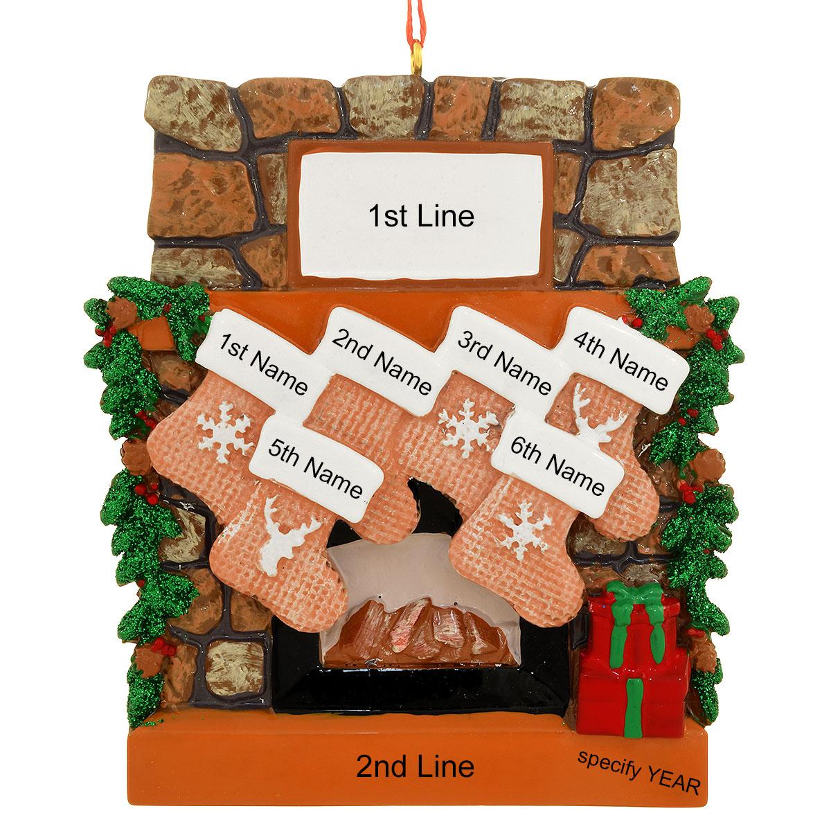 Personalized Rustic Fireplace 6