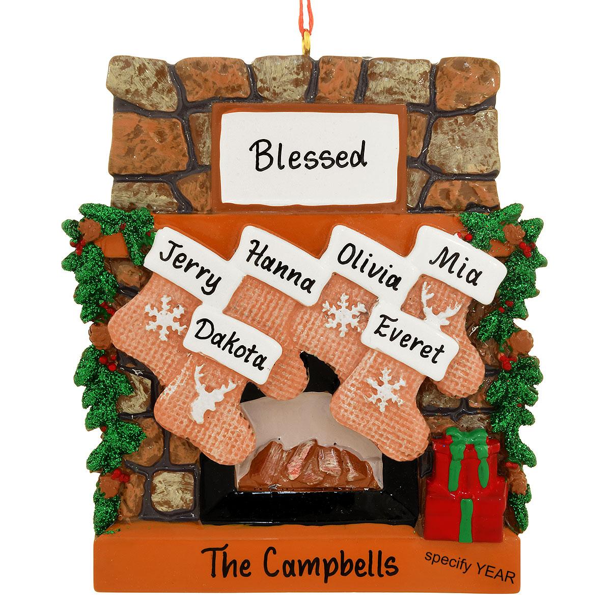 Personalized Rustic Fireplace 6