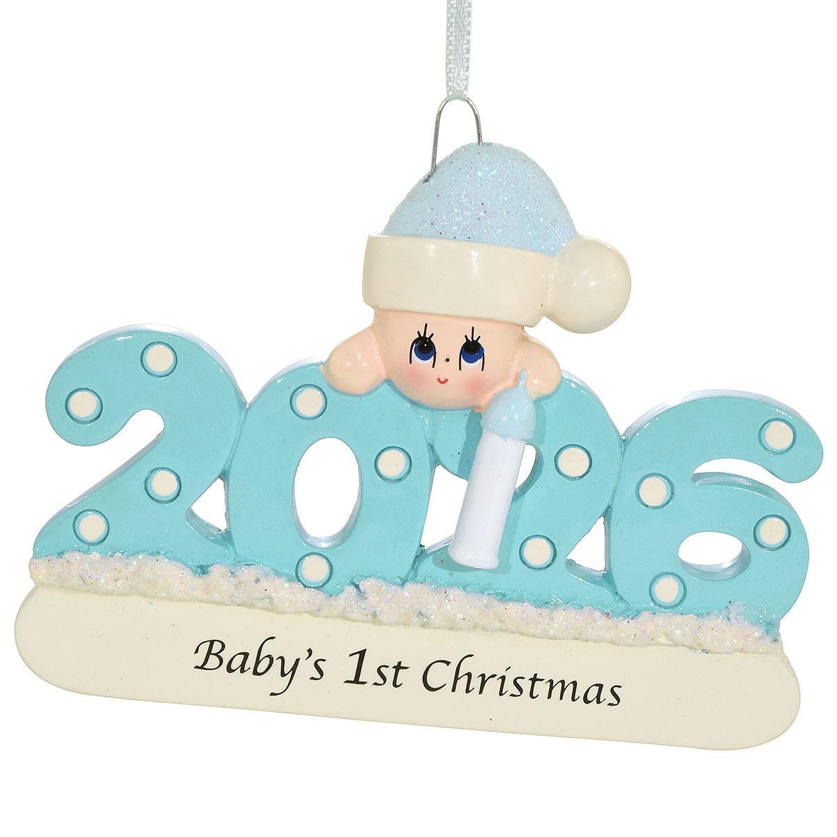 2026 Baby’s First Christmas Blue