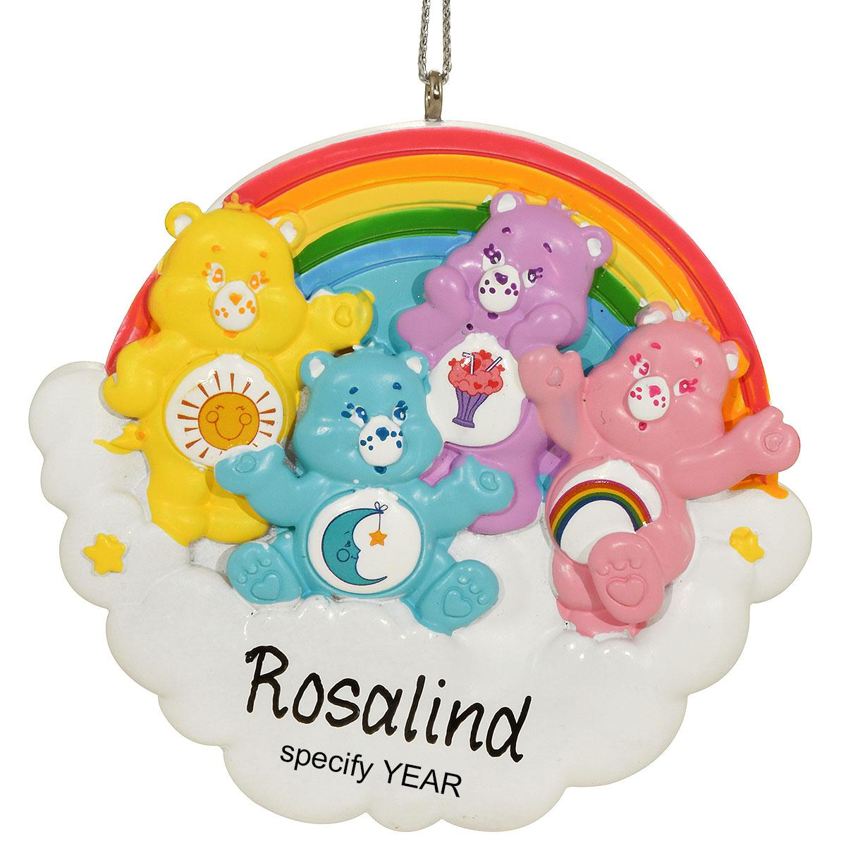 Personalized Care Bears On Cloud