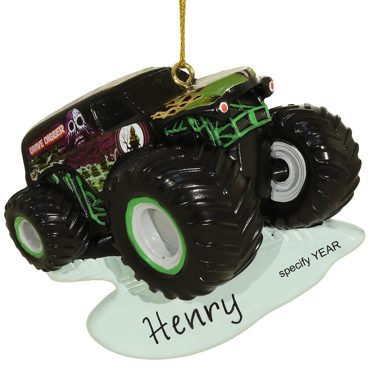 Grave Digger Monster Jam Truck Orn