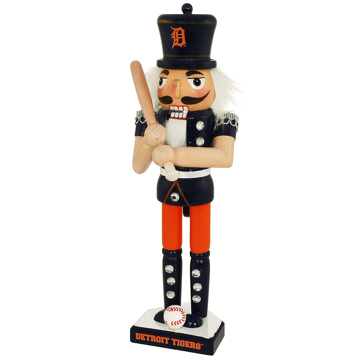 Detroit Tigers 12 Inch Nutcracker