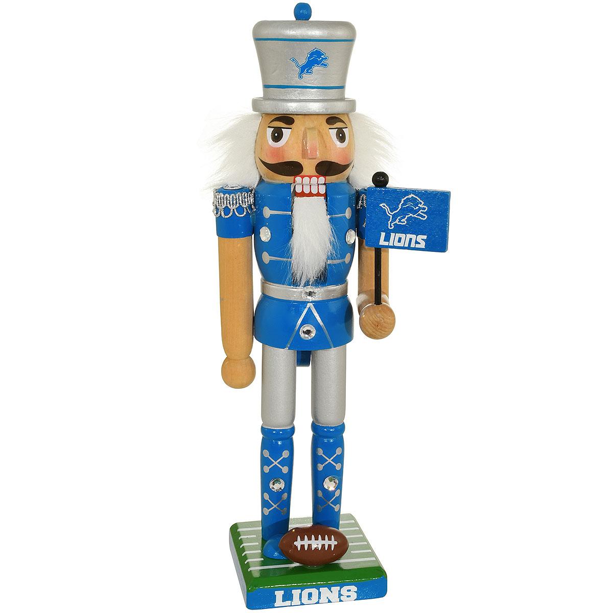 Detroit Lions 12 Inch Nutcracker
