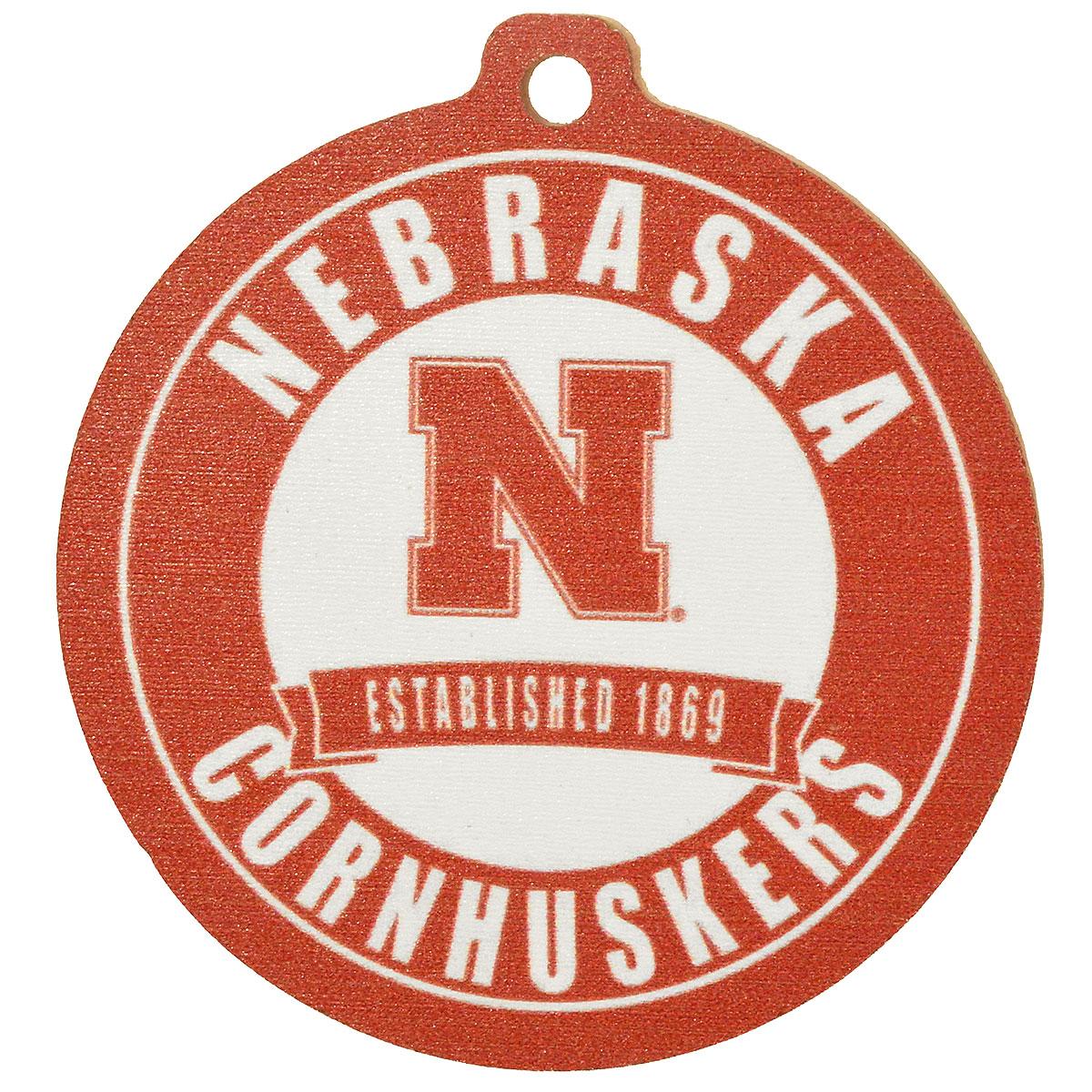 Nebraska Cornhuskers Round Orn