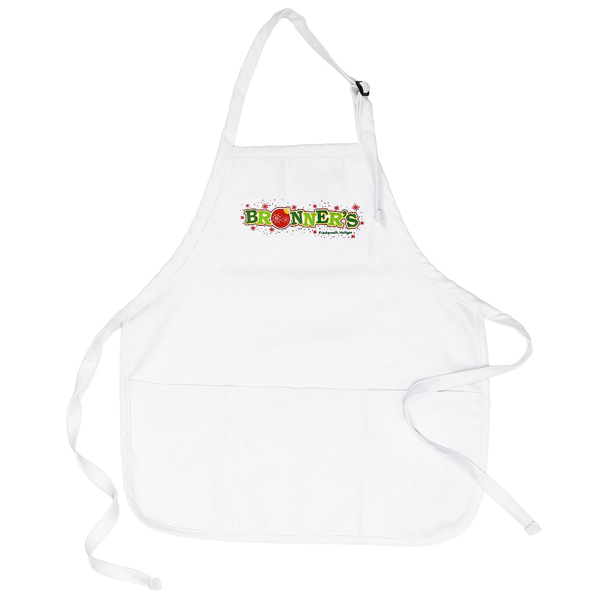 Bronner’s White Apron With Pocket