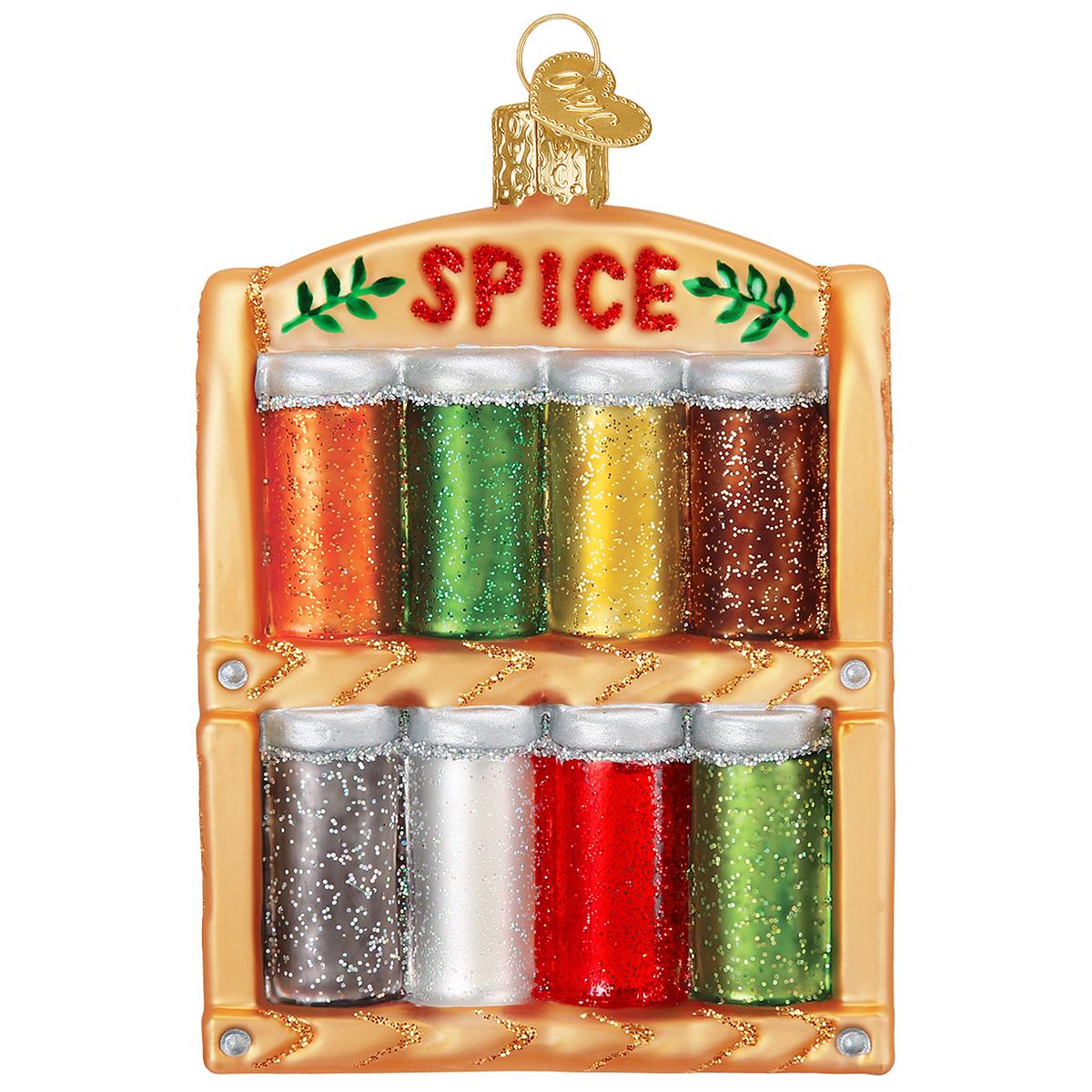 Spice Rack Glass Ornament