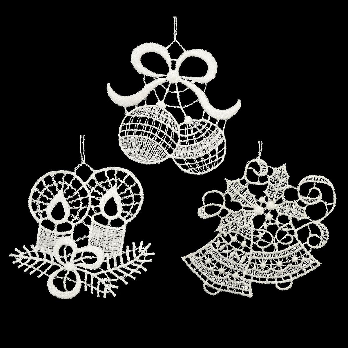 Christmas Lace Trio