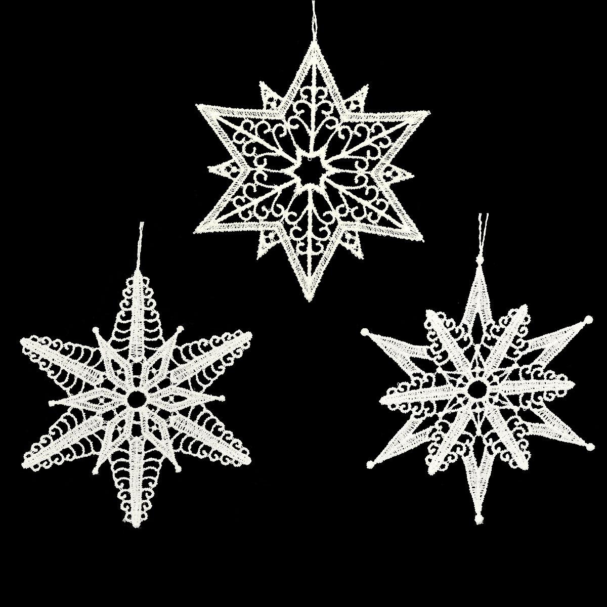 Snowflake Lace Trio