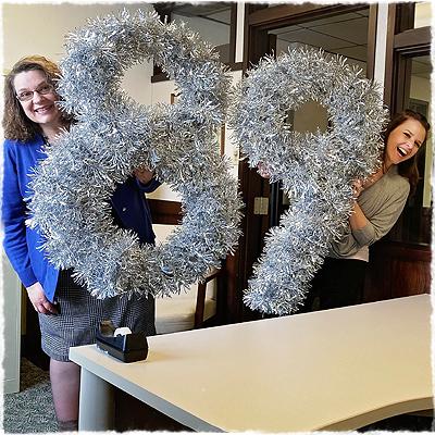 How To Make Giant Tinsel Numbers